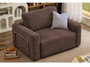 Atelier Del Sofa Wello Single - Sofá-cama de 1 plaza Marrón